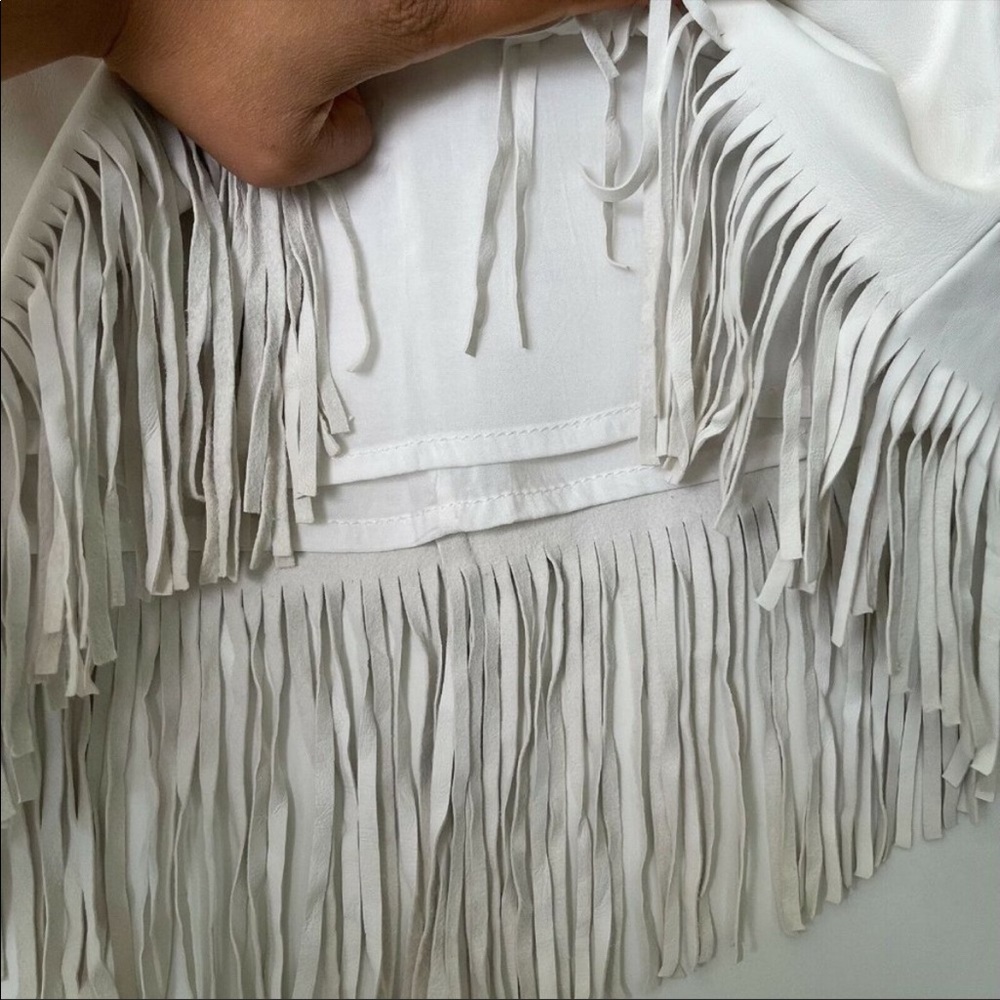 Spell Leather Fringe Skirt - Picture 8 of 10